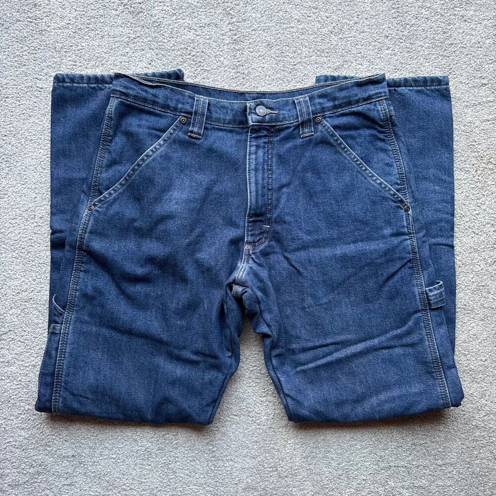 Wrangler Fleece Lined Carpenter Denim Jeans
